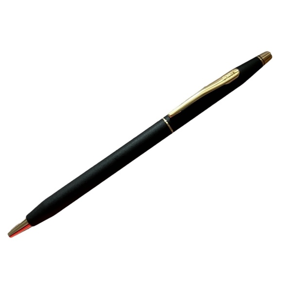 Cross ball point pen - black matte with gold trim / BLACK INK - Picture 10 of 13